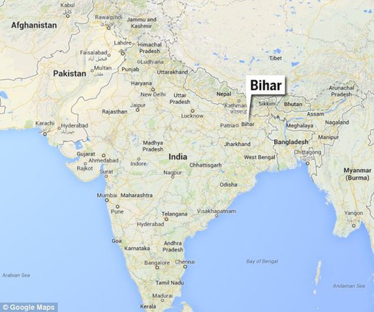 Bihar - nơi xảy ra vụ tai nạn