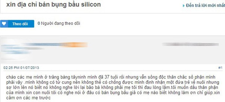 Thị trường bụng bầu giả: Càng hoạt động bí mật càng... hot 2