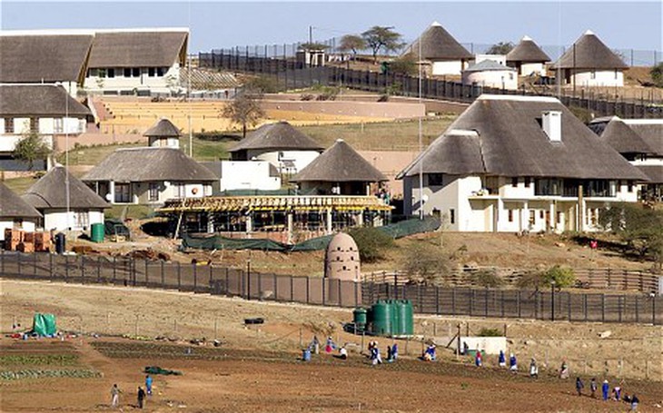 Nhà ở của Tổng thống Nam Phi Jacob Zuma. Ảnh: Reuters