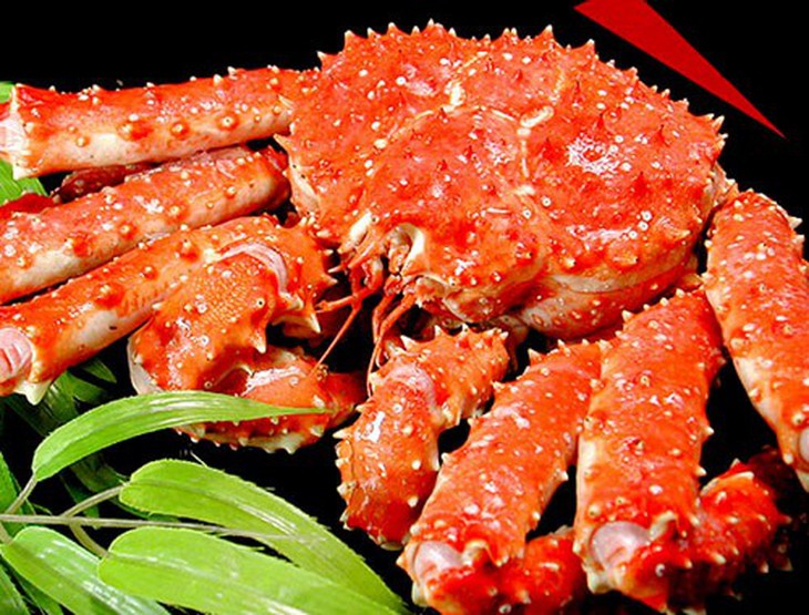 5. Nếu ăn cá anh vũ để lấy may, thì trào lưu ăn cua Hoàng Đế để thể hiện đẳng cấp. Vào giữa tháng 7/2012, một siêu thị ở Hà Nội vừa bày bán loại cua khổng lồ nặng gần 2kg, với giá khoảng 5 triệu đồng một con, mức giá này đắt gấp 10 lần so với cua bể Việt Nam.