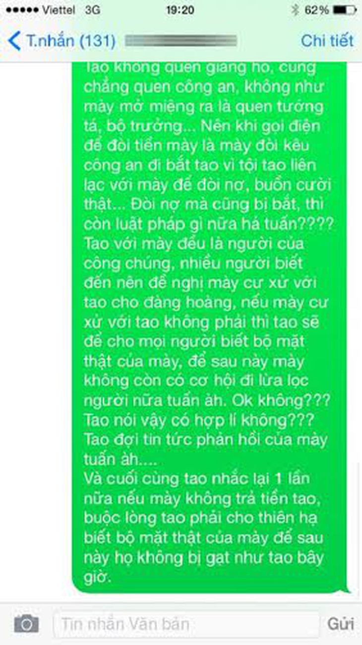 Vĩnh Thụy, tố, chồng Quỳnh Nga, trốn nợ, 1,6 tỷ đồng