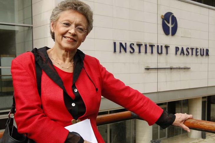 GS. Francois Barre Sinoussi, người đoạt giải Nobel Y học năm 2008 nhờ phát hiện ra virus HIV