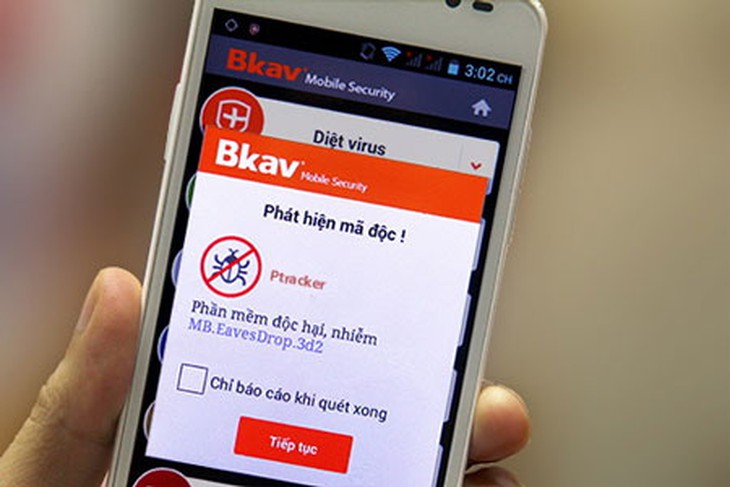 Người dùng có thể quét và xóa bỏ phần mềm gián điệp Ptracker đang theo dõi hơn 14.000 số điện thoại.