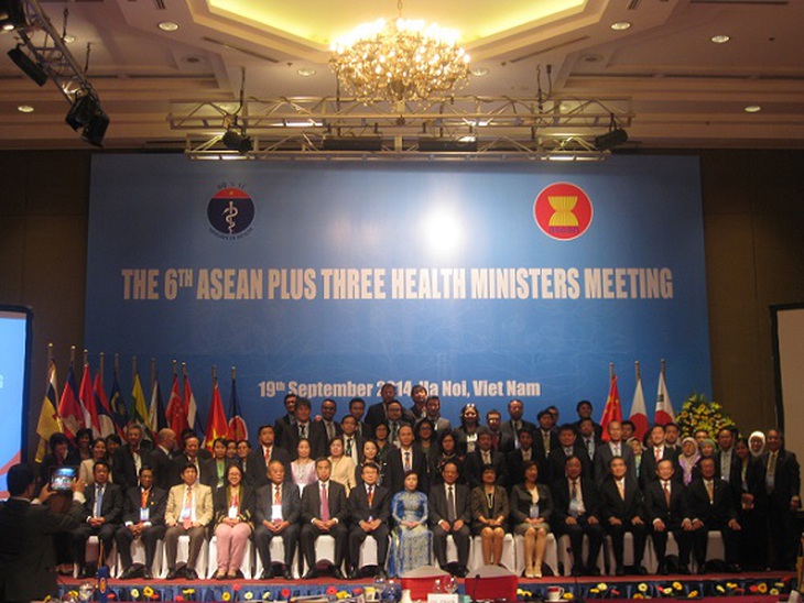 Toàn thể đại biểu trong Hội nghị Bộ trưởng Y tế các nước ASEAN