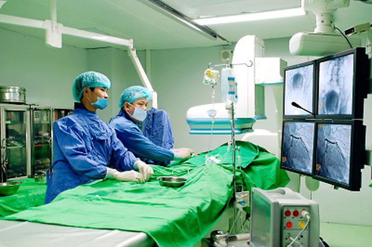 Kỹ thuật can thiệp tim mạch đã được ứng dụng tại bệnh viện giúp người dân được điều trị ngay gần nhà.