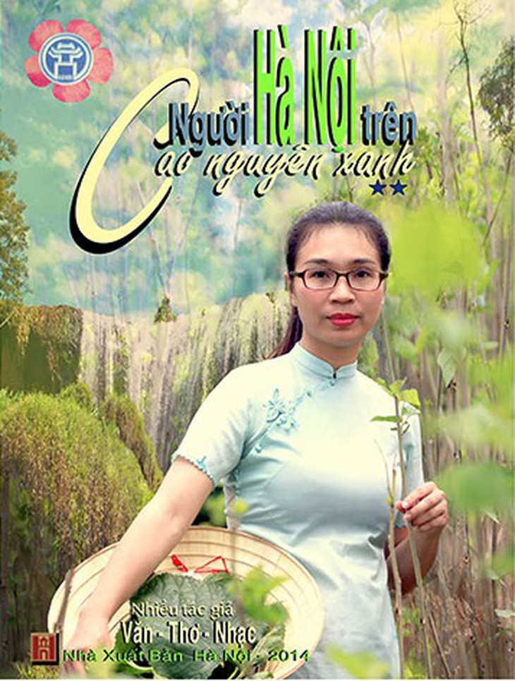 Trang bìa của Tập sách Người Hà Nội trên cao nguyên xanh.