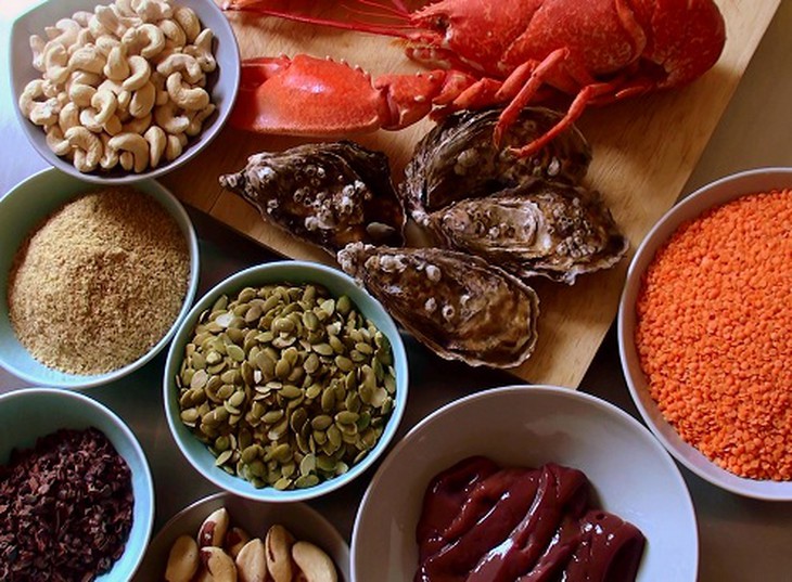 thực phẩm giàu kẽm giúp tóc khỏe đẹp
