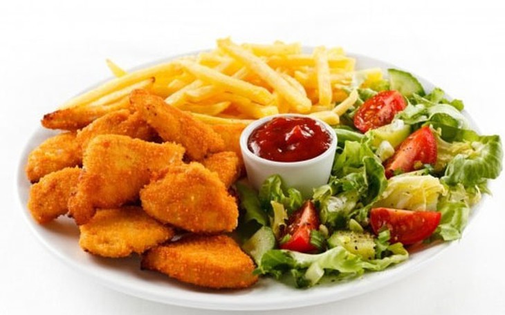 Cần hạn chế thực phẩm chiên rán