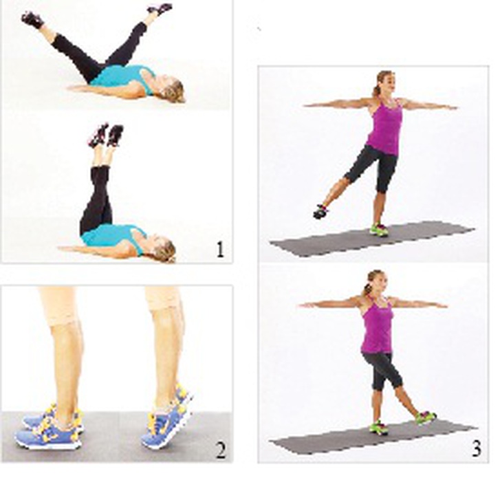 3 động tác cho đôi chân thon