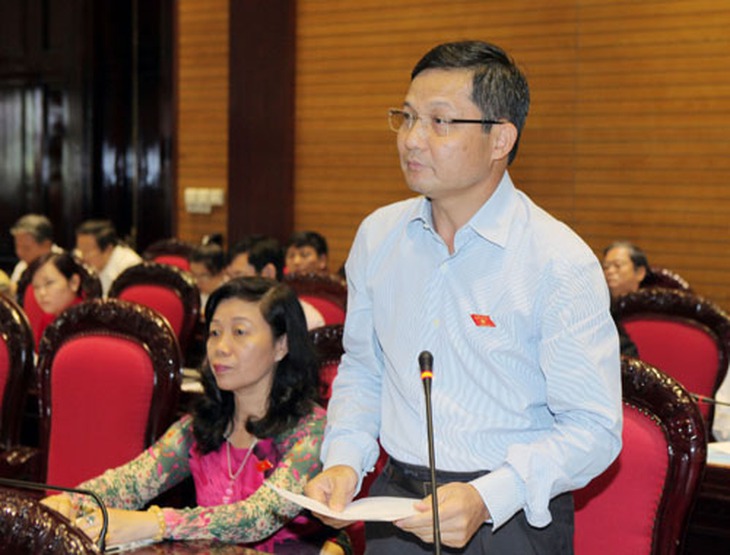 Đại biểu Vũ Viết Ngoạn.