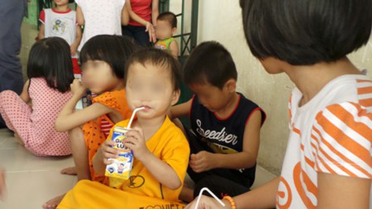 Trẻ được nuôi dưỡng tại Trung tâm Nuôi dưỡng bảo trợ trẻ em Linh Xuân.
