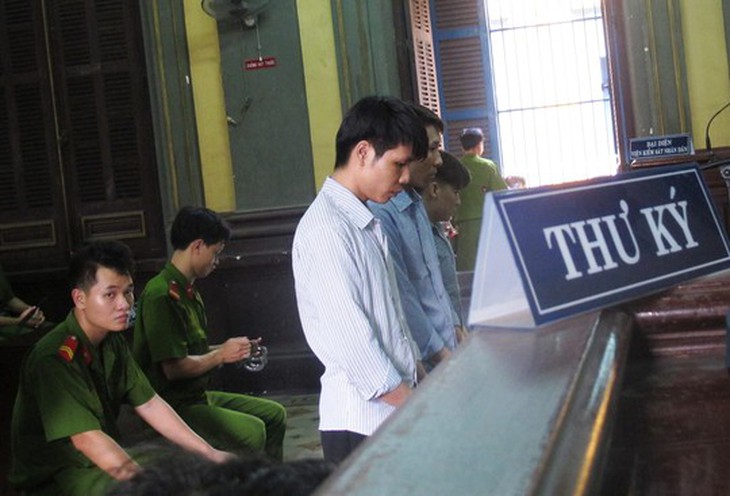 Các bị cáo tại tòa
