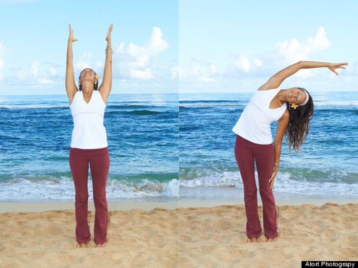 5 động tác yoga buổi sáng 1