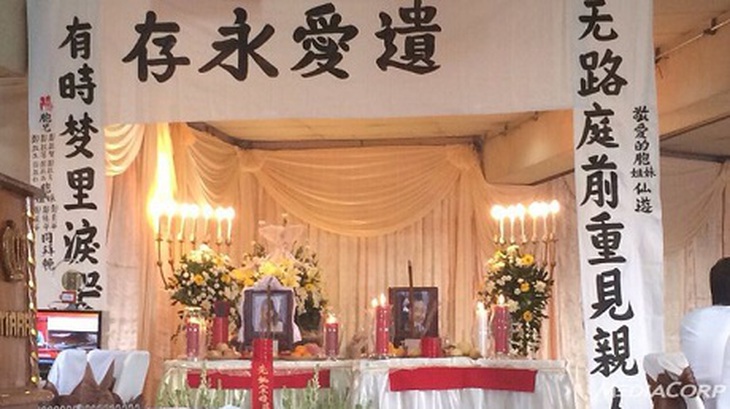Tang lễ của bà 