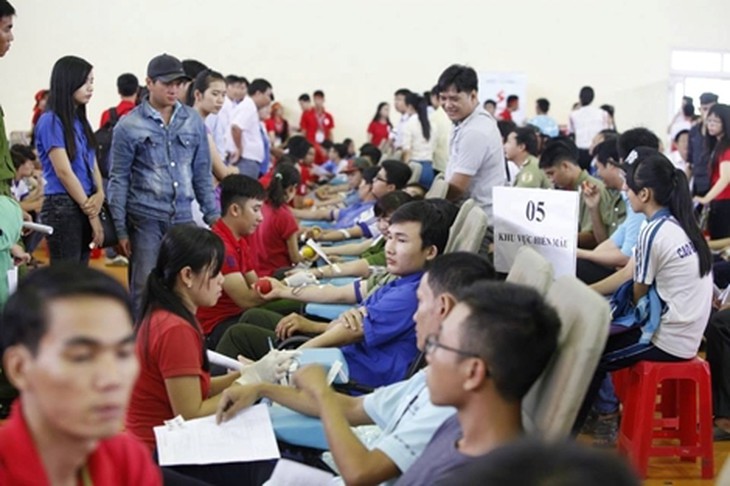 Hiến máu tình nguyện tại Cần Thơ.