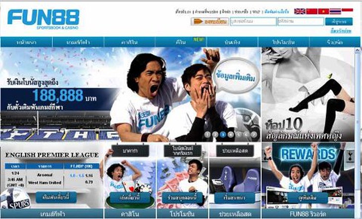 Triệt phá ổ cờ bạc trực tuyến khủng qua mạng fun88