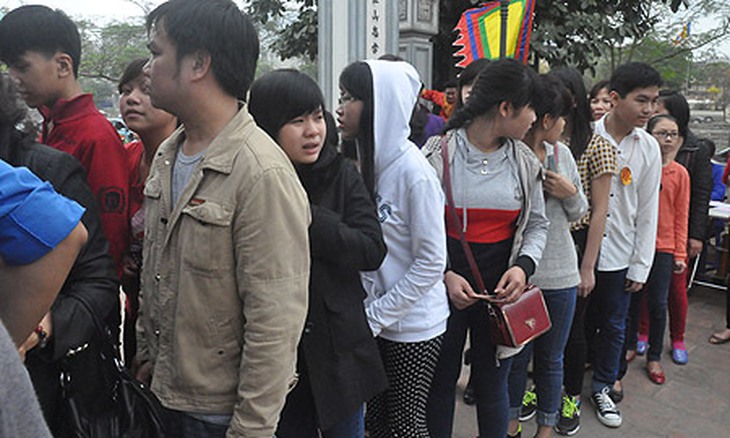 ông đồ, xin chữ, khai bút, đầu xuân, Chu Văn An