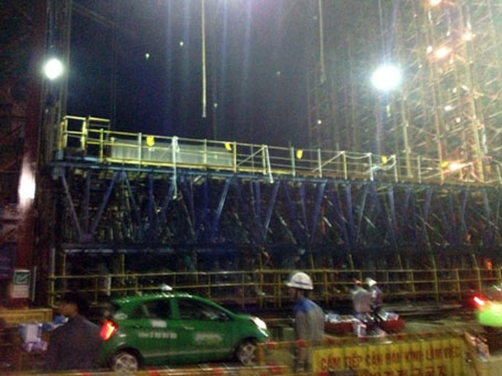 Sập giàn giáo trong công trường Formosa, 12 người tử vong