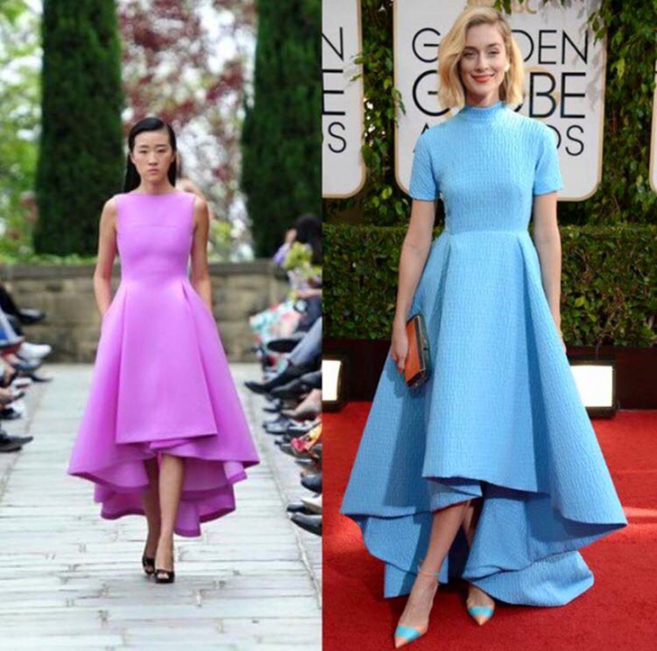 Một mẫu váy xếp lớp khác có sự tương đồng với thiết kế của hãng Emilia Wickstead