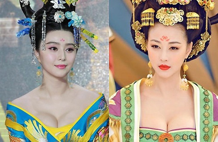 võ tắc thiên, phạm băng băng, củng lợi, khoe ngực