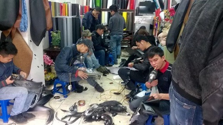 Gần Tết, thợ tân trang xe SH hốt bạc không ngớt tay