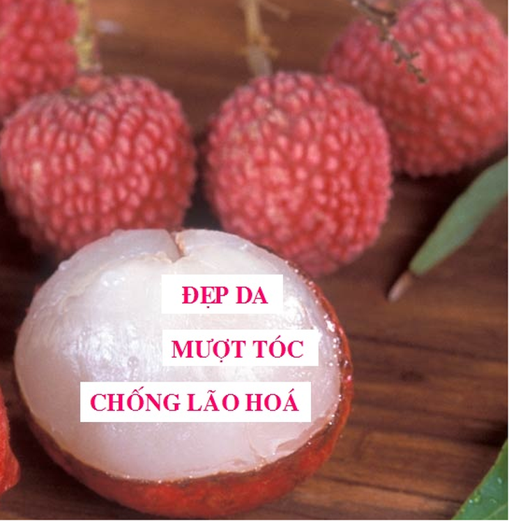 quả vải chống lão hóa