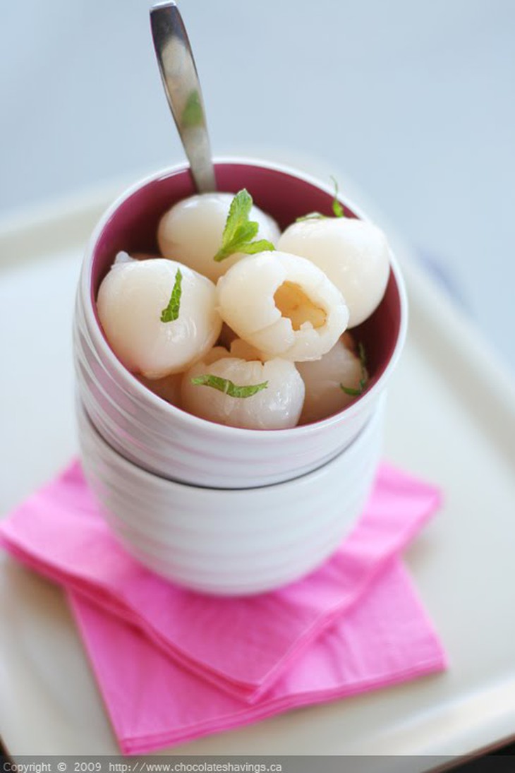 vải tráng miệng