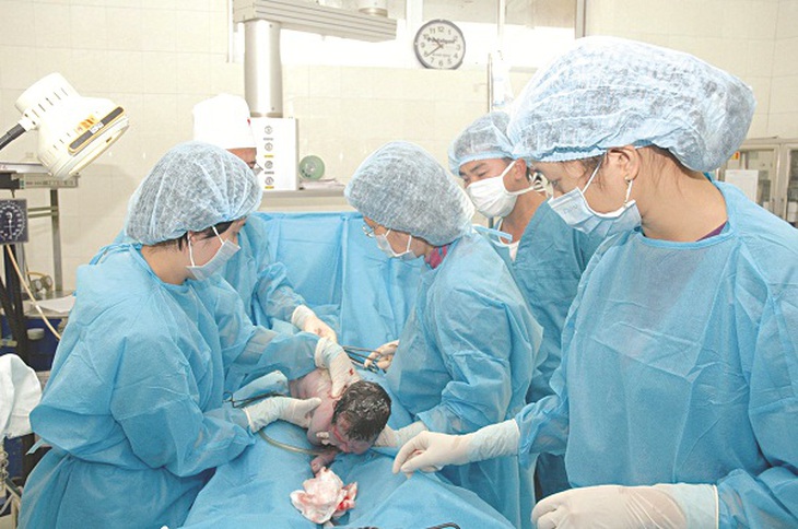 Nhiều thai phụ thích được sinh mổ. ảnh minh họa.