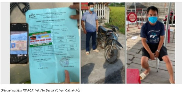 Hải Phòng liên tiếp phát hiện dùng giấy xét nghiệm của người khác để qua chốt - Ảnh 2.