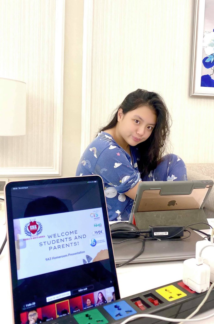 Siêu mẫu Thúy Hạnh ‘tái chế’ ca dao mong con gái bảo vệ môi trường - Ảnh 3.