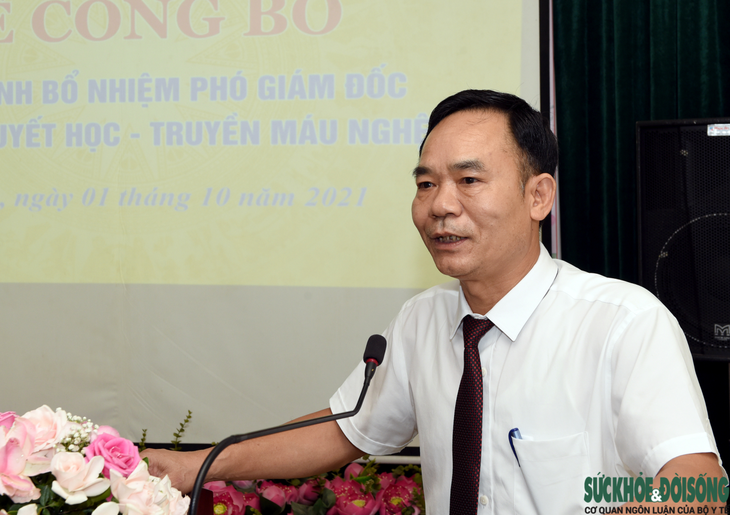 Nghệ An: Công bố quyết định bổ nhiệm Phó Giám đốc Trung tâm Huyết học - Truyền máu - Ảnh 4. Nghệ An: Công bố quyết định bổ nhiệm Phó Giám đốc Trung tâm Huyết học - Truyền máu - Ảnh 4.