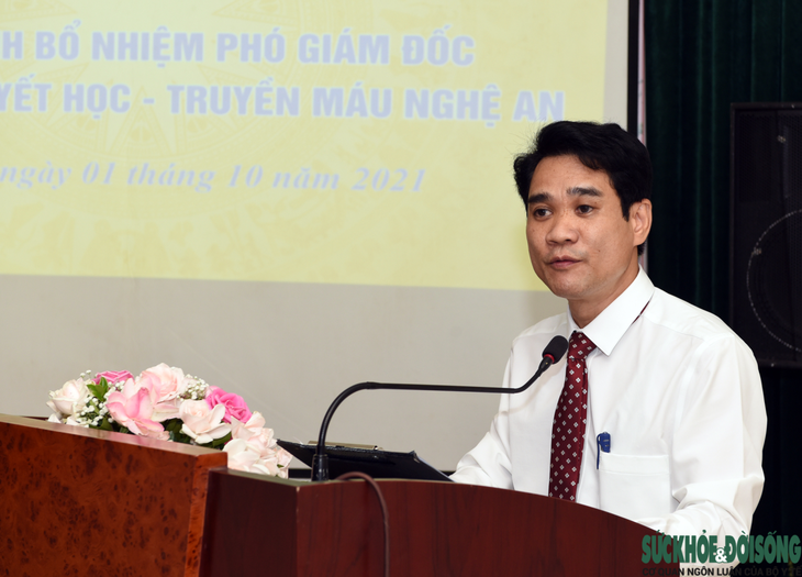 Nghệ An: Công bố quyết định bổ nhiệm Phó Giám đốc Trung tâm Huyết học - Truyền máu - Ảnh 5. Nghệ An: Công bố quyết định bổ nhiệm Phó Giám đốc Trung tâm Huyết học - Truyền máu - Ảnh 5.
