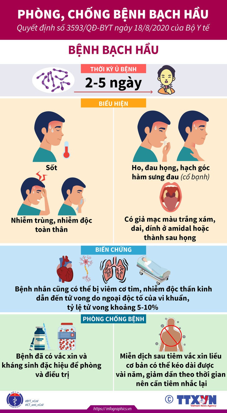 Phát hiện 3 người mắc bệnh bạch hầu ở Nghệ An - Ảnh 3.