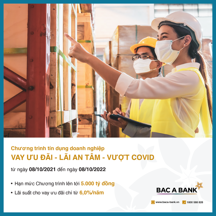 Vay ưu đãi từ BAC A Bank, doanh nghiệp an tâm vượt dịch - Ảnh 1.