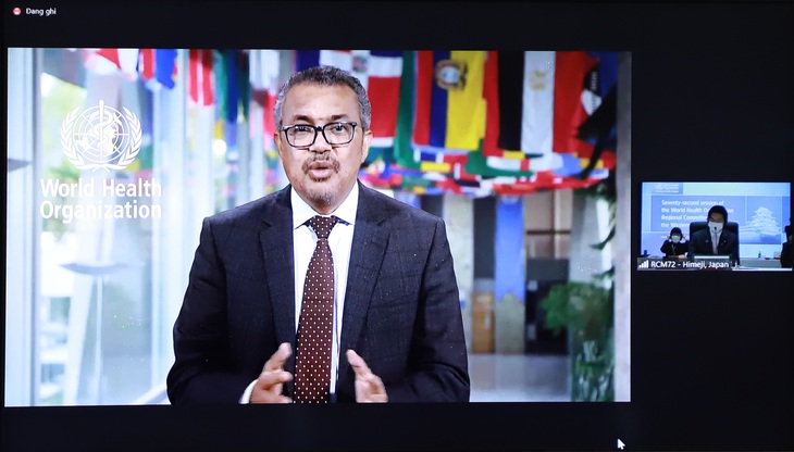 Tiến sĩ Tedros Adhanom, Tổng giám đốc WHO phát biểu khai mạc Kỳ họp WHO Tây Thái Bình Dương 72 Tiến sĩ Tedros Adhanom, Tổng giám đốc WHO phát biểu khai mạc Kỳ họp WHO Tây Thái Bình Dương 72