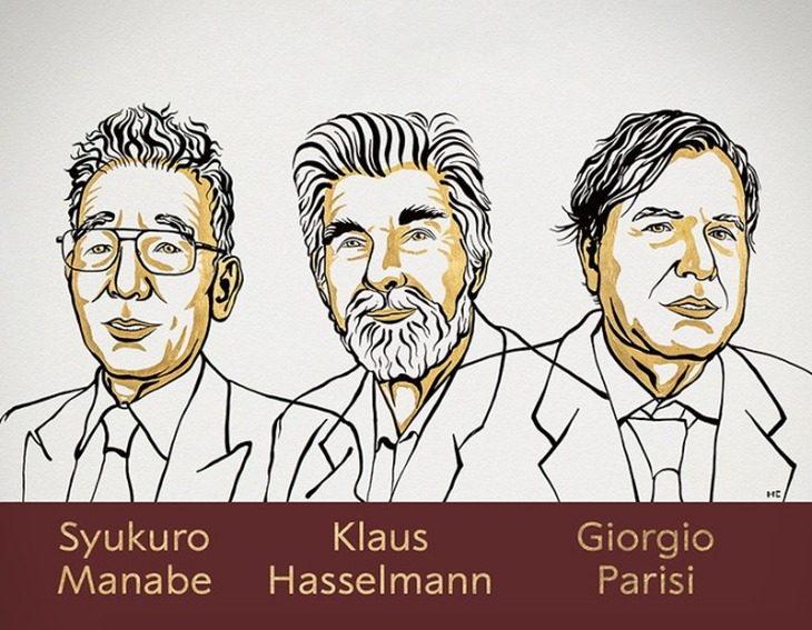 Nobel Vật lý 2021: Những đóng góp đột phá vào sự hiểu biết của loài người về các hệ thống vật lý phức tạp - Ảnh 1. Nobel Vật lý 2021: Những đóng góp đột phá vào sự hiểu biết của loài người về các hệ thống vật lý phức tạp - Ảnh 1.