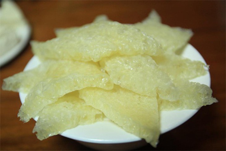 Bóng bì lợn - vị thuốc nhuận phế, trạch phu (bổ phế dưỡng da), bổ âm.