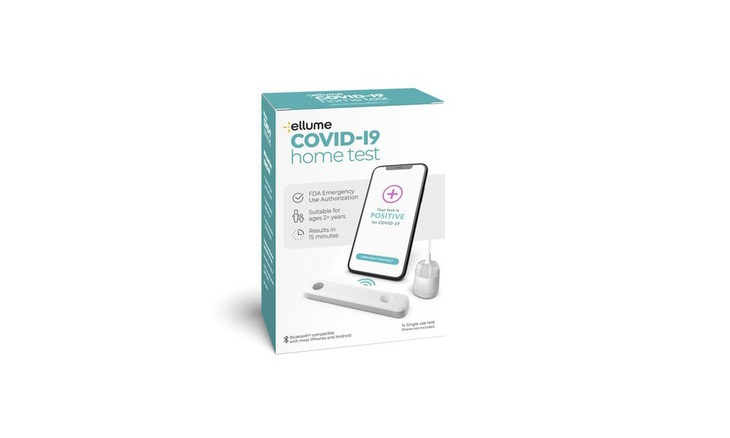 Thu hồi hàng trăm nghìn kit xét nghiệm COVID-19 cho kết quả dương tính giả tại Mỹ - Ảnh 3. Kit xét nghiệm kháng nguyên tại nhà của Ellume. Ảnh: AP