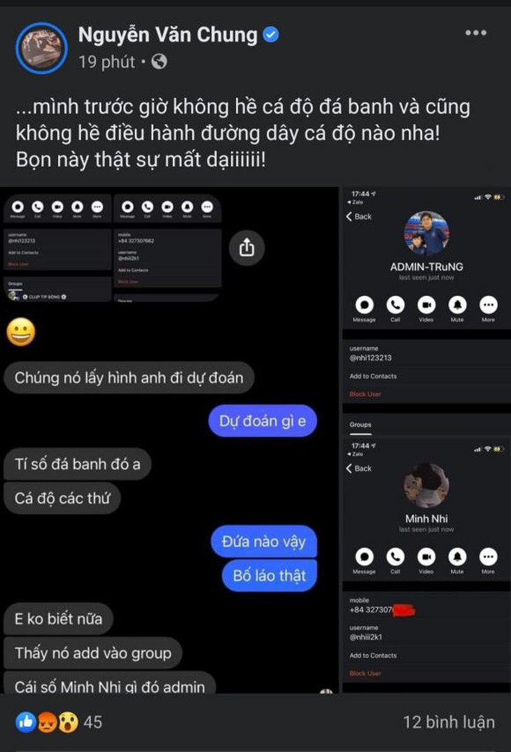 Nhạc sĩ Nguyễn Văn Chung mê thể thao vua, bức xúc bị lôi vào nhóm cá độ bóng đá - Ảnh 5.
