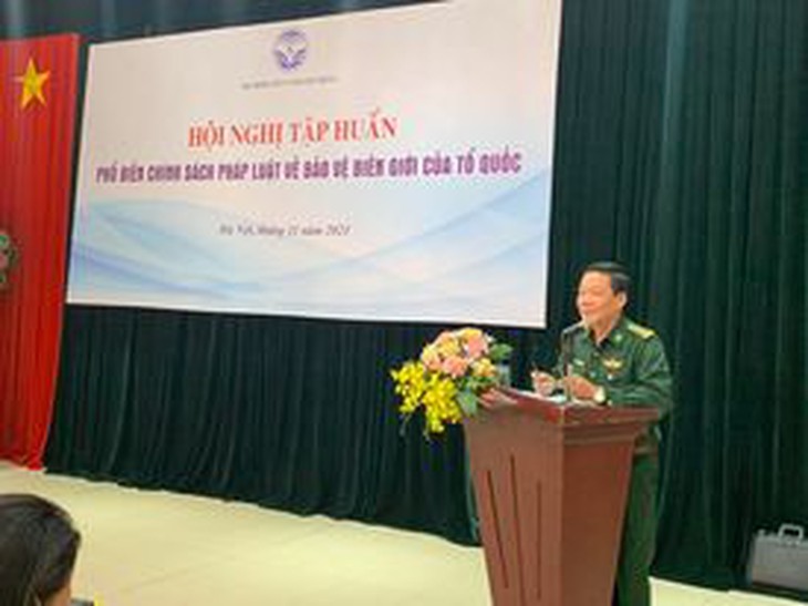 Tập huấn, phổ biến chính sách pháp luật về bảo vệ biên giới Tổ quốc năm 2021 khu vực phía Bắc - Ảnh 3.