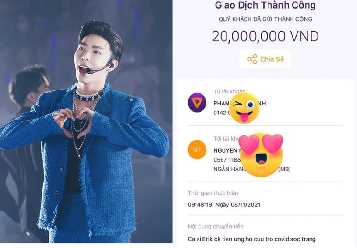 Ca sĩ Erik dùng tiền từ thiện sai mục đích, nên hay không? - Ảnh 3. Ca sĩ Erik dùng tiền từ thiện sai mục đích, nên hay không? - Ảnh 3.