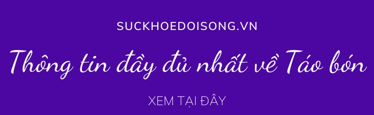 Táo bón - các loại thuốc trị và phòng ngừa - Ảnh 1.