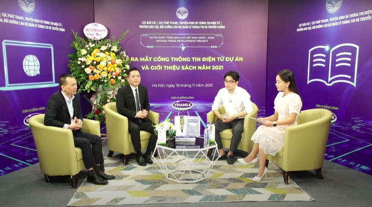 Ra mắt cổng thông tin điện tử dự án phát triển báo chí và giới thiệu sách 2021 - Ảnh 2. Ra mắt cổng thông tin điện tử dự án phát triển báo chí và giới thiệu sách 2021 - Ảnh 2.