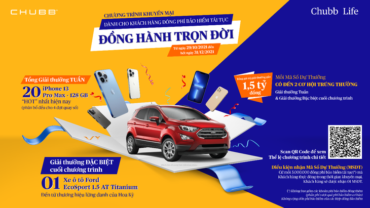 Tham gia bảo hiểm Chubb Life Việt Nam, nhận ngay cơ hội trúng ô tô và iPhone - Ảnh 3.