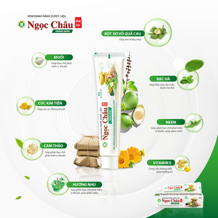 Răng trắng sáng nhờ kem đánh răng dược liệu người nổi tiếng tin dùng - Ảnh 3.