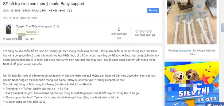 Tự ý dùng dung dịch "sinh con theo ý muốn" và những cái “kết đắng” - Ảnh 2.