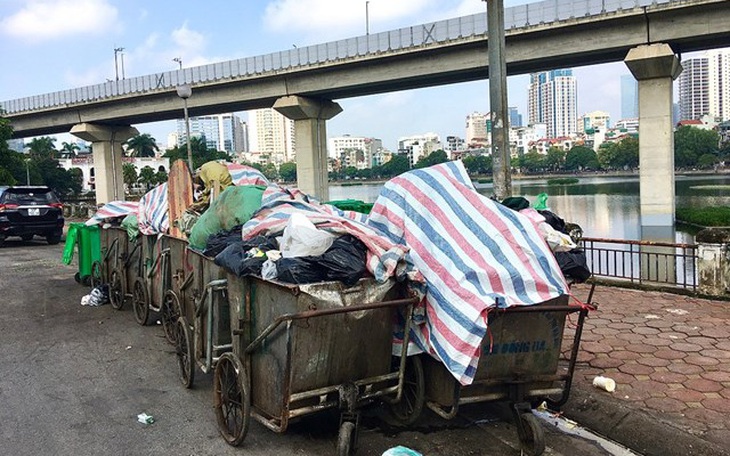 Bãi rác Nam Sơn đã tiếp nhận trở lại, Hà Nội vẫn thấp thỏm lo "tái phát" cảnh ngập rác