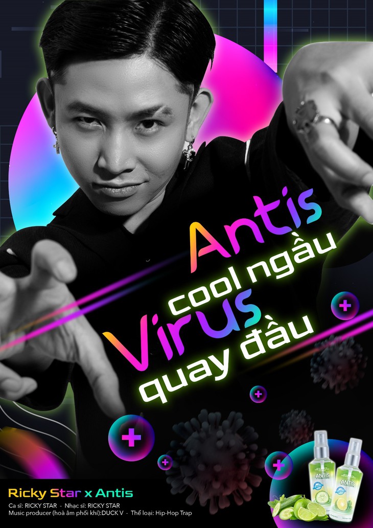 Cùng Antis, Quang Đăng và Ricky Star nhảy theo giai điệu "Antis cool ngầu, Virus quay đầu" - Ảnh 1.
