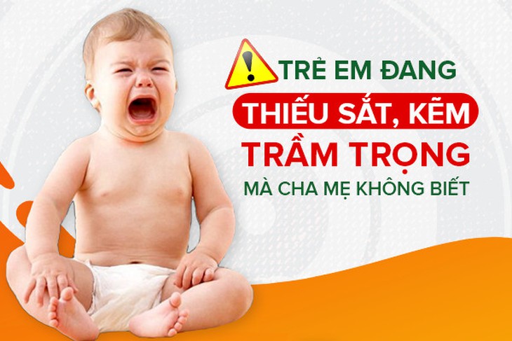 Trẻ em đang thiếu sắt - kẽm rất cao, nhưng nhiều cha mẹ không hay biết - Ảnh 1.