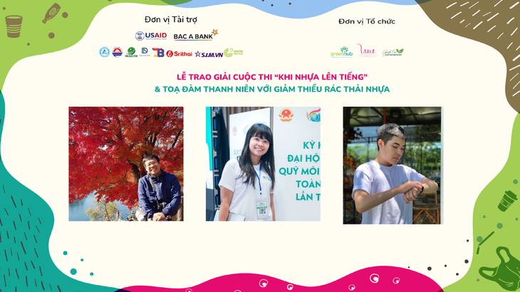Lễ trao giải cuộc thi “Khi nhựa lên tiếng” và Tọa đàm “Thanh niên với giảm thiểu rác thải nhựa” - Ảnh 4. Lễ trao giải cuộc thi “Khi nhựa lên tiếng” và Tọa đàm “Thanh niên với giảm thiểu rác thải nhựa” - Ảnh 4.